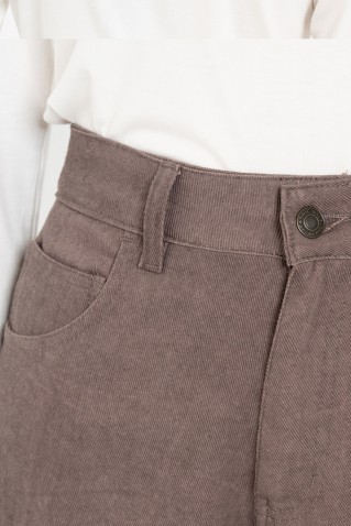 twill fade out wide leg pants philosophy bordeaux