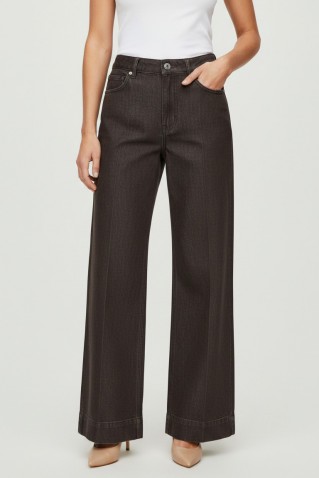 conny colored denim pants red button espresso