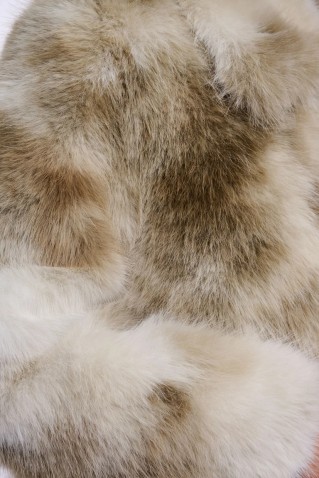 amine faux fur jacket rino & pelle birch basil