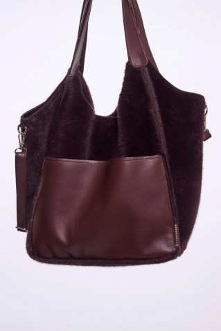 chi handbag rino & pelle fudge cloak