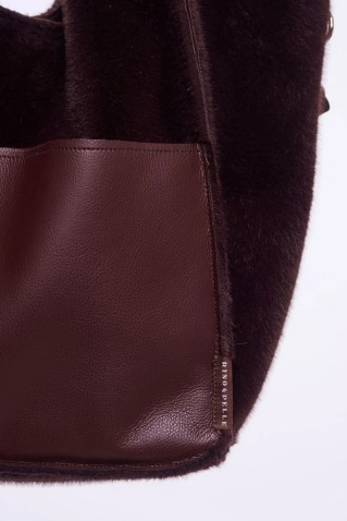 chi handbag rino & pelle fudge cloak