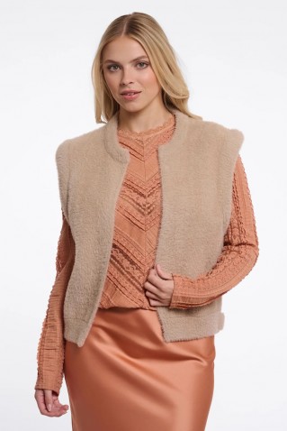 elona waistcoat rino & pelle oat