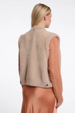 elona waistcoat rino & pelle oat