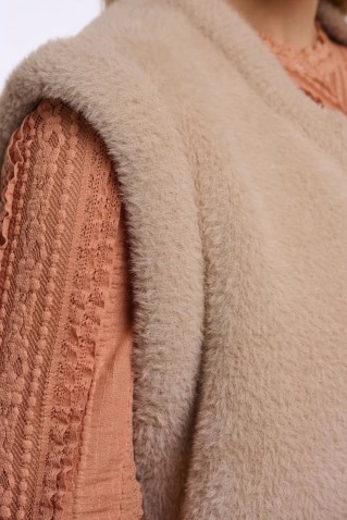 elona waistcoat rino & pelle oat