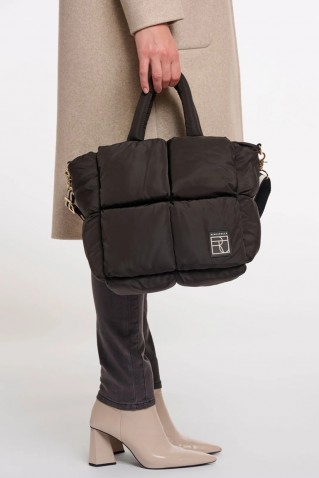nikita padded handbag rino & pelle black