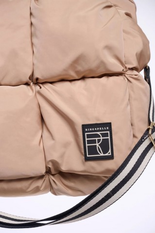 nikita padded handbag rino & pelle light beige