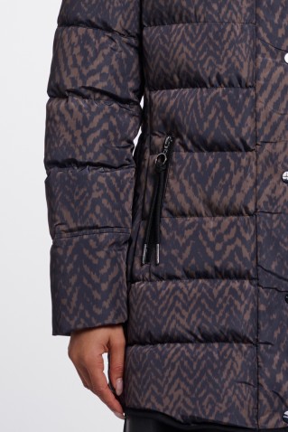 nusa coat rino & pelle bark blurry graphic