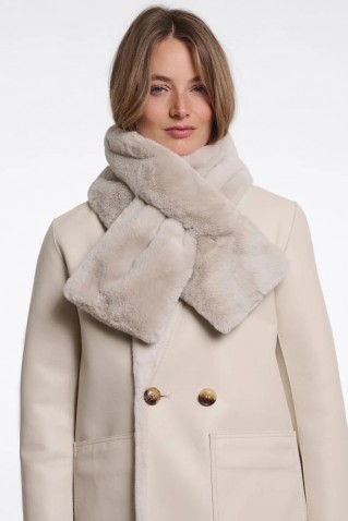 stip faux fur skarf rino & pelle birch