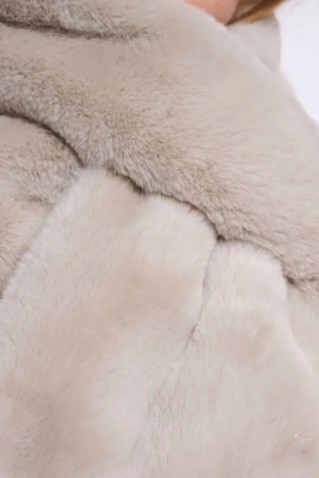 stip faux fur skarf rino & pelle birch