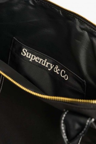 sd nylon tote bag superdry & co black