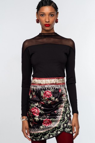 imperial mini skirt peace & chaos