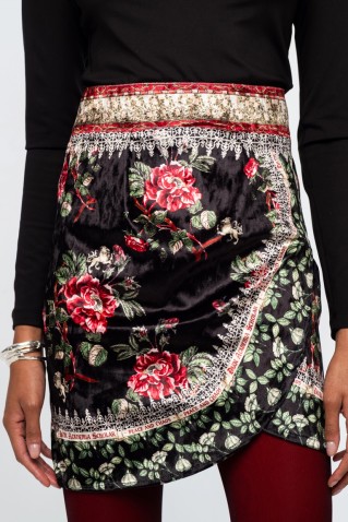 imperial mini skirt peace & chaos