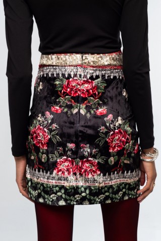 imperial mini skirt peace & chaos