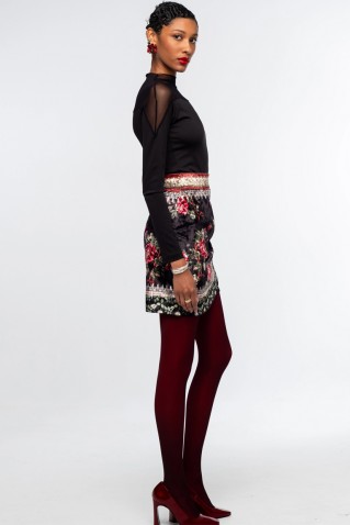 imperial mini skirt peace & chaos