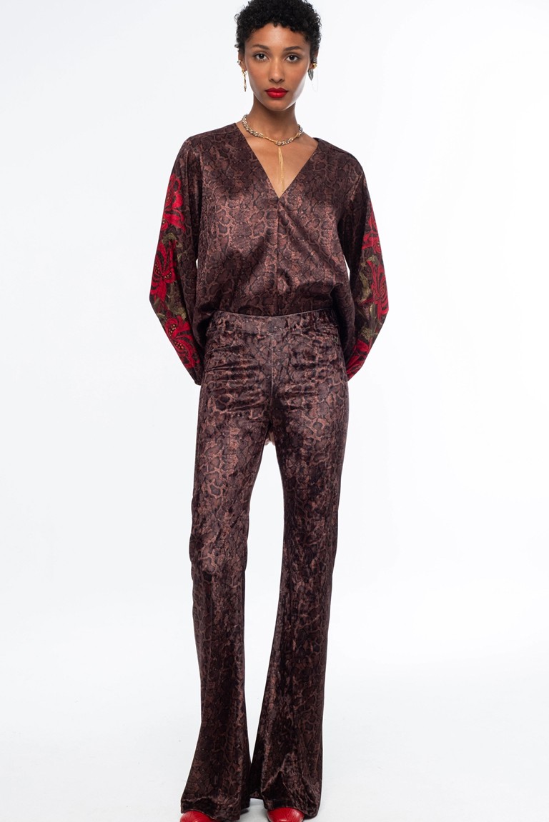 venomous velvet pants peace & chaos