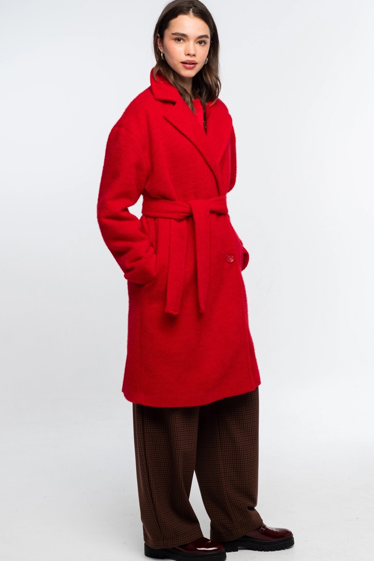 ceremonial coat peace & chaos red