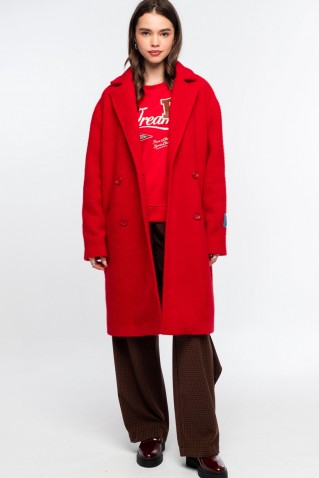 ceremonial coat peace & chaos red