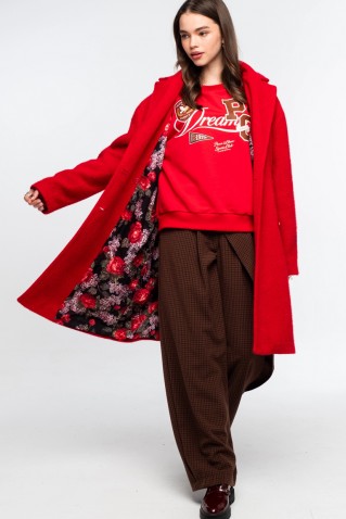 ceremonial coat peace & chaos red