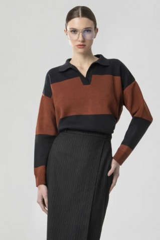 knitted blouse moutaki