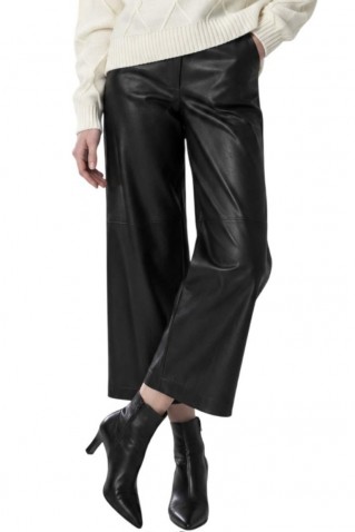 ecoleather jupe culotte moutaki black