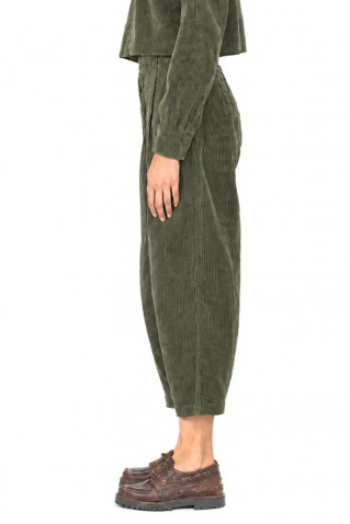 corduroy pants moutaki khaki