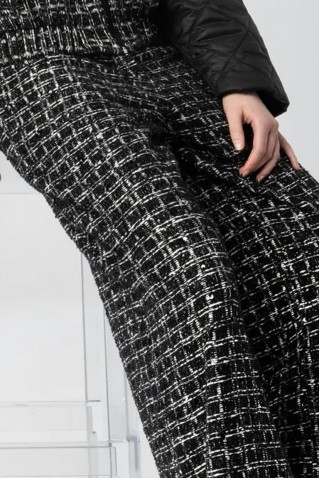 tweed wide leg pants moutaki