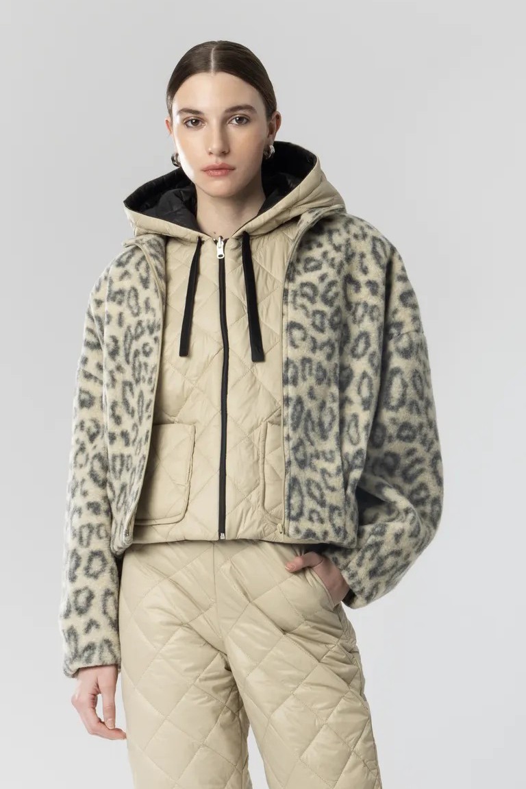 faux fur jacket moutaki