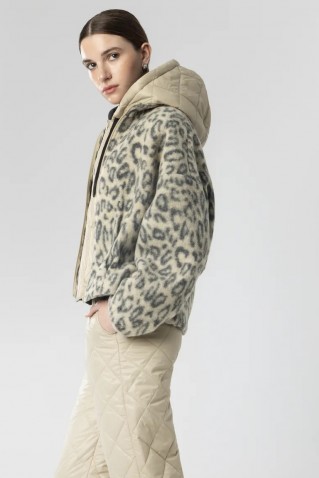 faux fur jacket moutaki