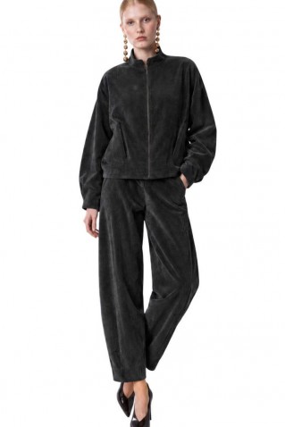 corduroy short jacket moutaki carbon