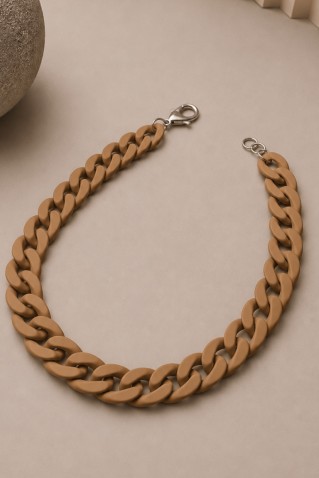 docrun necklace namaste beige
