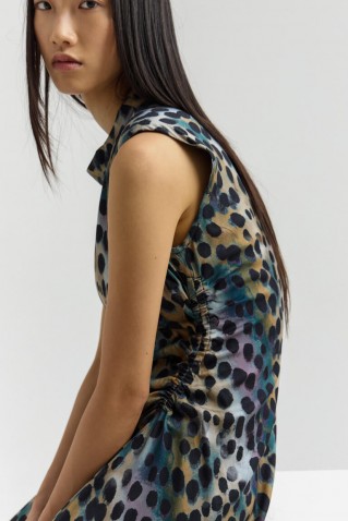 deanna midi printed dress namaste