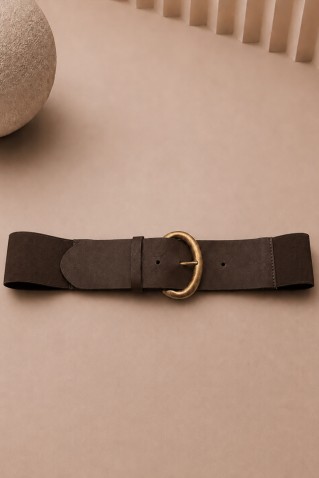 lavinia leather belt namaste brown