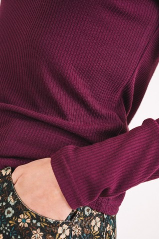 rib top badila purple