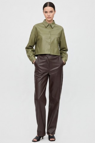 ecoleather shirt moutaki