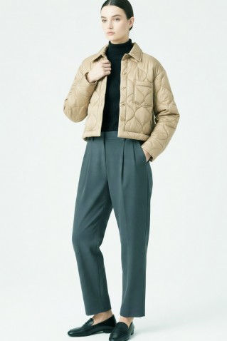 puffer shirt moutaki ecru