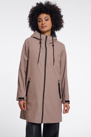 oliver coat rino & pelle toffee and black