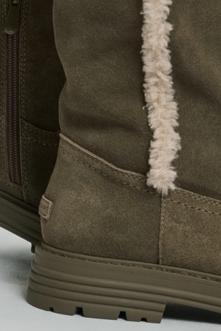 adeline boots rino & pelle grey olive