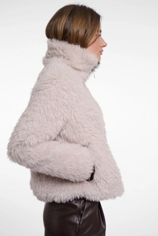 semma faux fur jacket rino & pelle birch