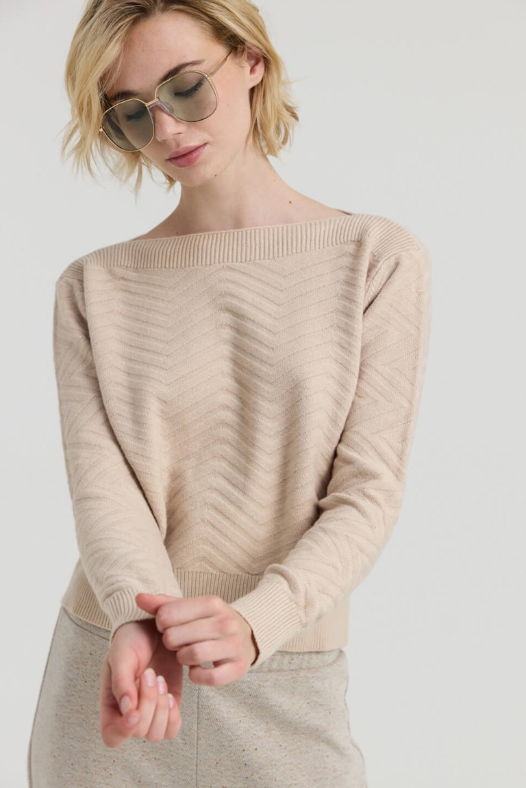 electra μπλουζα namaste beige