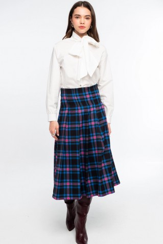 preppy midi skirt peace & chaos