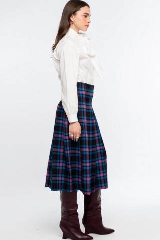 preppy midi skirt peace & chaos