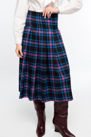 preppy midi skirt peace & chaos