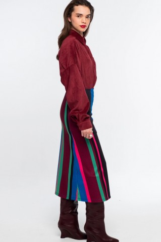 fantastica rib midi skirt peace & chaos