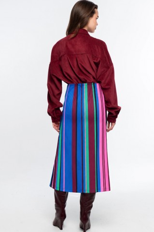 fantastica rib midi skirt peace & chaos