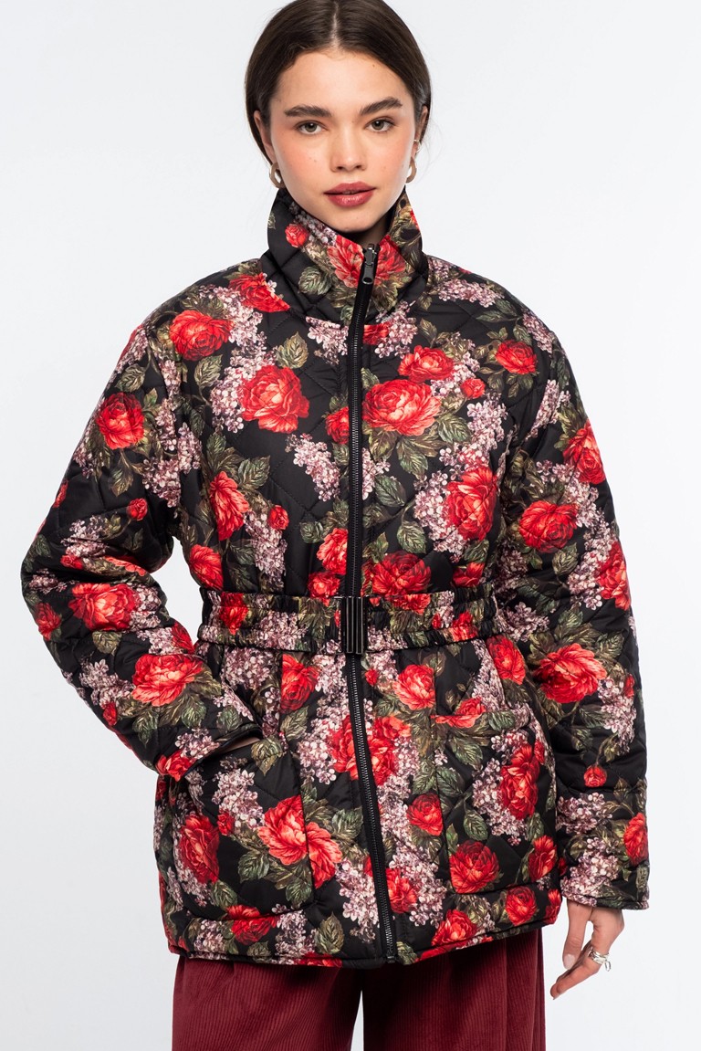 fairytale & preppy double faced puffer jacket peace & chaos