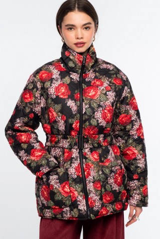 fairytale & preppy double faced puffer jacket peace & chaos