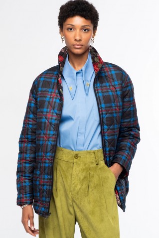fairytale & preppy double faced puffer jacket peace & chaos