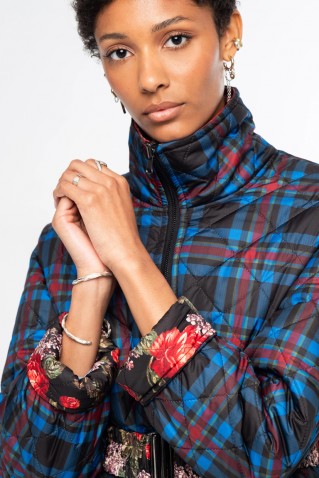 fairytale & preppy double faced puffer jacket peace & chaos