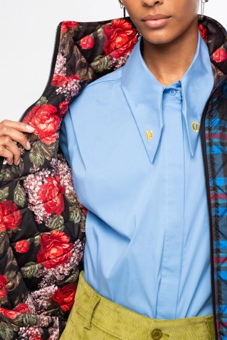 fairytale & preppy double faced puffer jacket peace & chaos