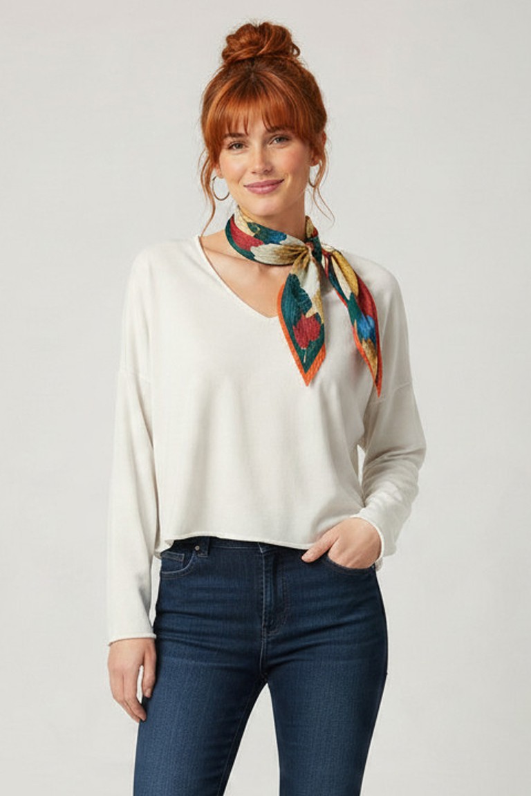 dam one m/m v-neck top noah off white